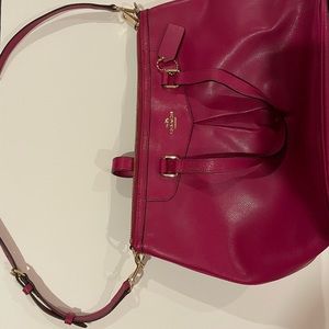 Pink coach purse